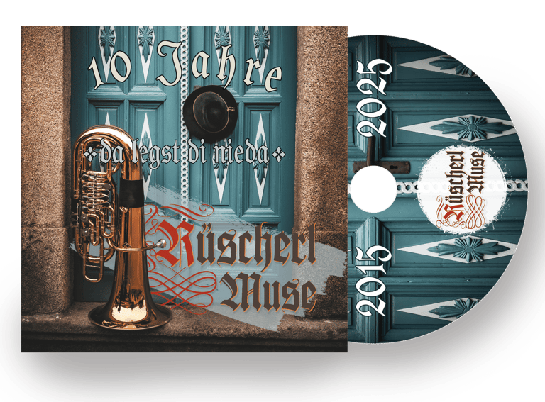 CD Cover unserer neuen CD "10 JAHRE"