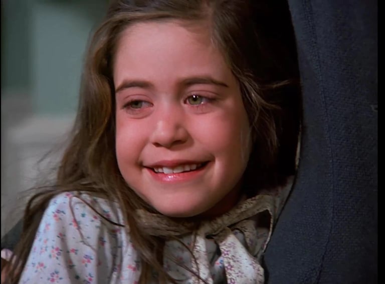 Melissa Francis as Cassandra Cooper Ingalls from Little House on the Prairie