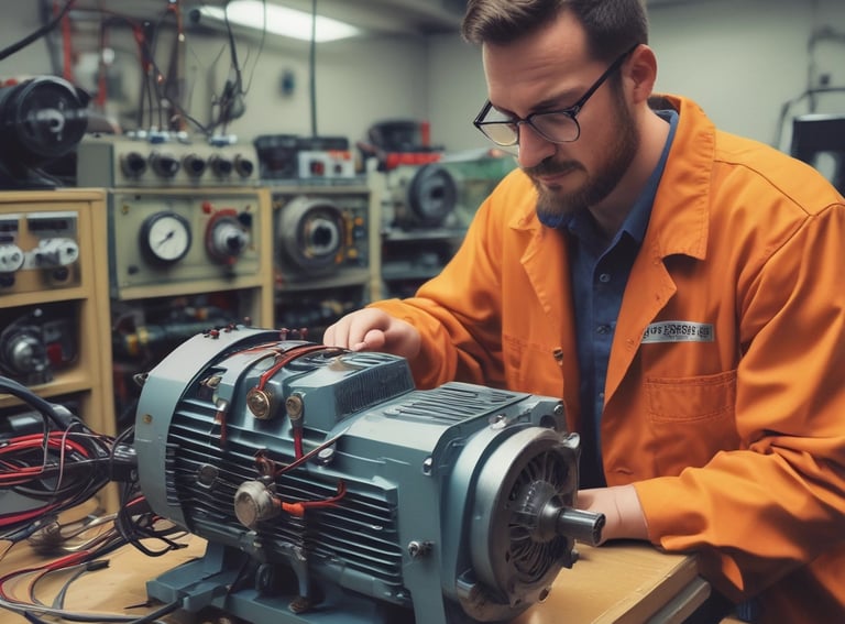 Technicians in a testing lab scanning QR codes on product samples.