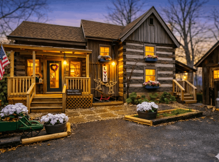 3BR/2BA 1800s log cabin near Great Smoky Mountains National Park
