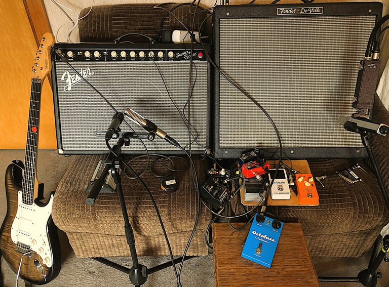 Enregistrement de guitare, Studio, Fil Desmond