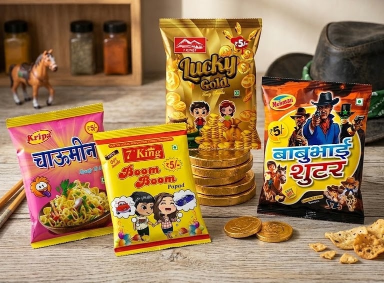 Kids Snacks Packaging Pouch
