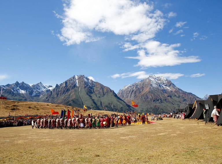 During-The-Fourth-Edition-Of-Royal-Highland-Festival-At-Laya-Bhutan