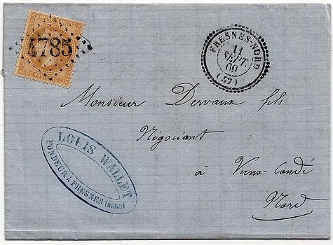 Losange Gros Chiffres 4785 et type 22.