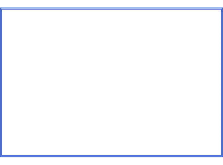 a rectangle frame with a blue outline