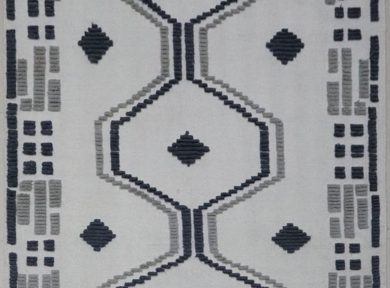 Handwoven Pile Dhurrie made of 100% Wool