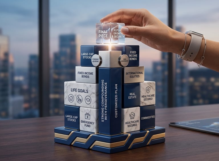 Structured portfolio allocation using mutual funds and asset allocation principles