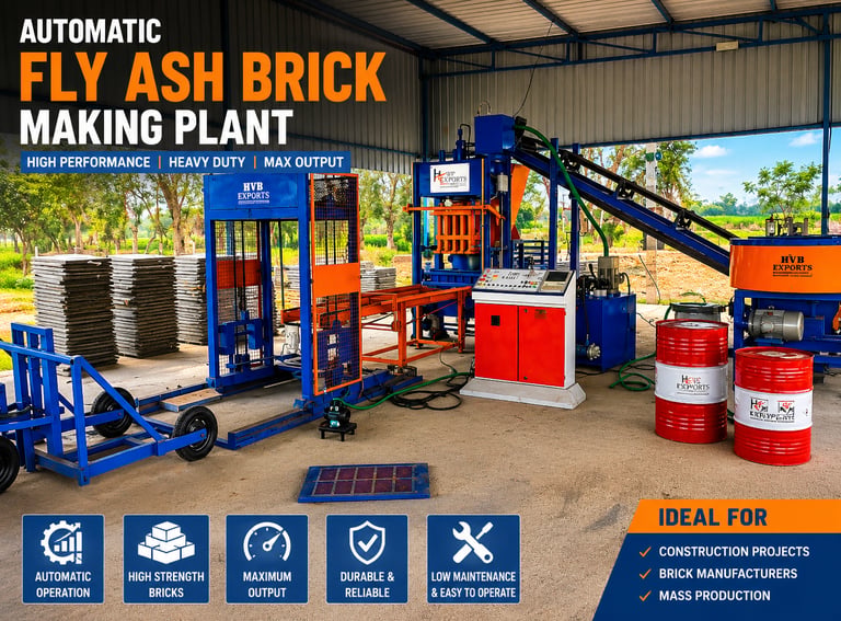 Fully Automatic Fly Ash Bricks Machine