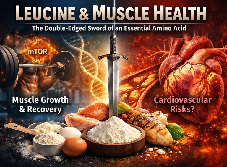 How Much Leucine Is Too Much? When Muscle Gains May Compromise Heart Health