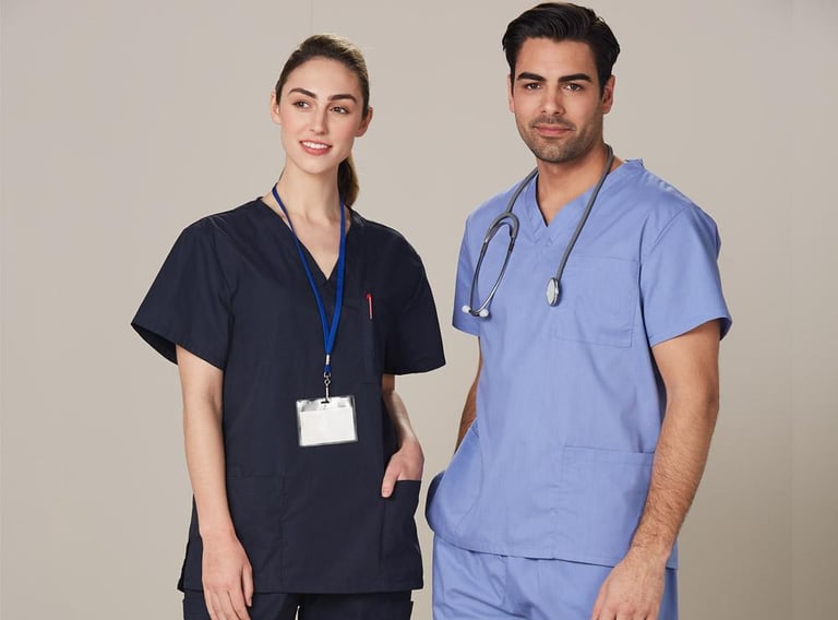 Healthcare Apparel for staff from Bayside Apparel Australia