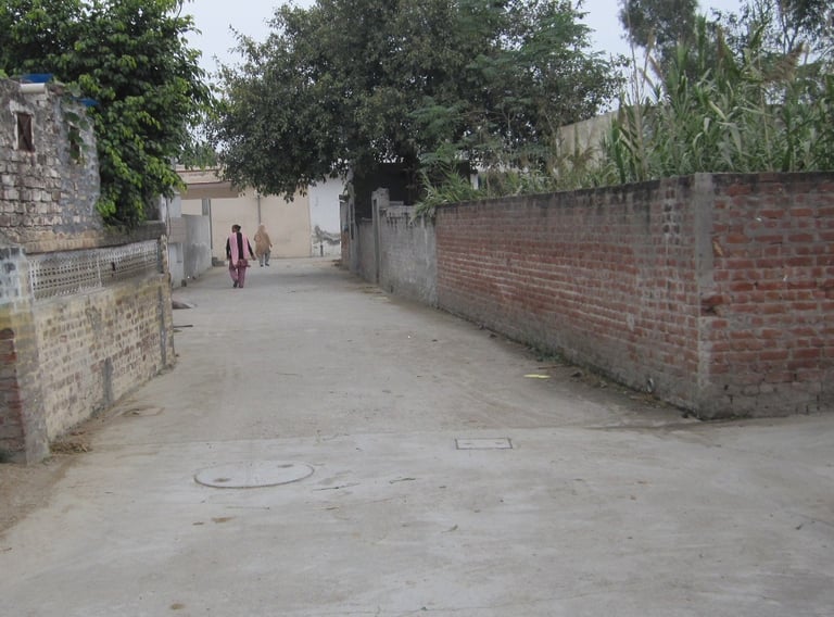 Well paved streets constructed 