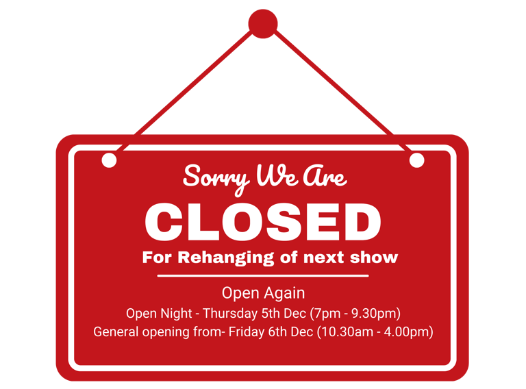 Engine Room Gallery Rehanging Notice