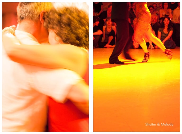 Tango-Tänzer im Ballhaus Rixdorf in Berlin während des Festivals 2010.