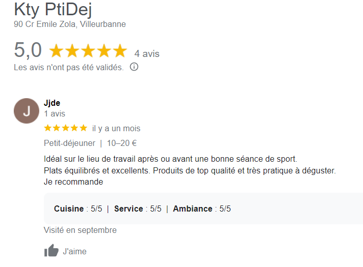 avis petit déjeuner lyon, commentaires breakfast
