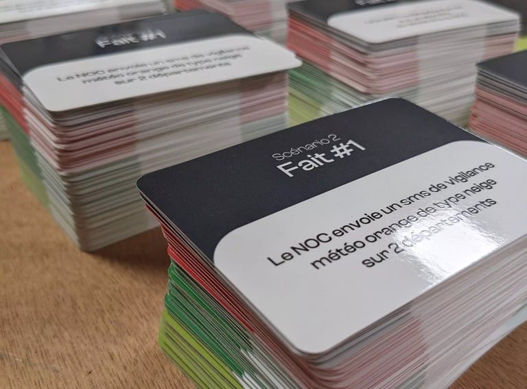 cartes pour le jeu Mission de crise