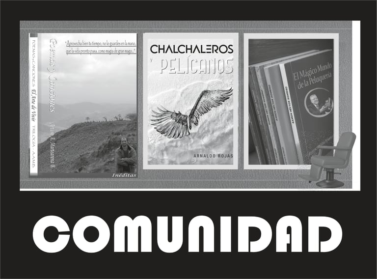 Botón Comunidad (con imágenes de tapas de Libros)
