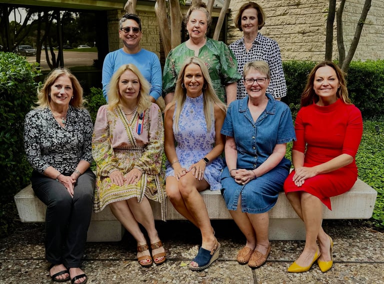 The 2025-2027 Board for the James Butler Bonham Chapter of the Daughters of the Republic of Texas. 