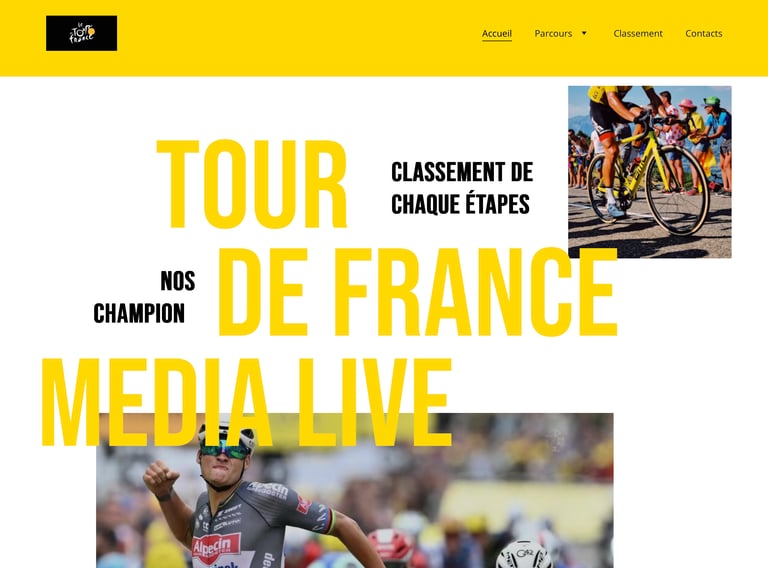 screen d'un site web