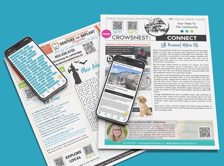 Crowsnest Connect - Publication, Online Add-ons and our unique App