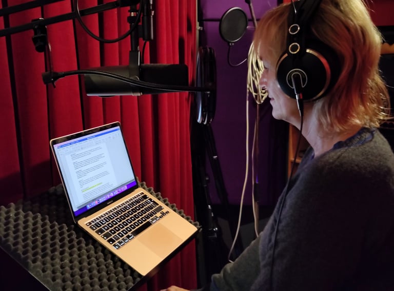 Opnames podcast Pam FM, Pam van der Veen - Blckbrd