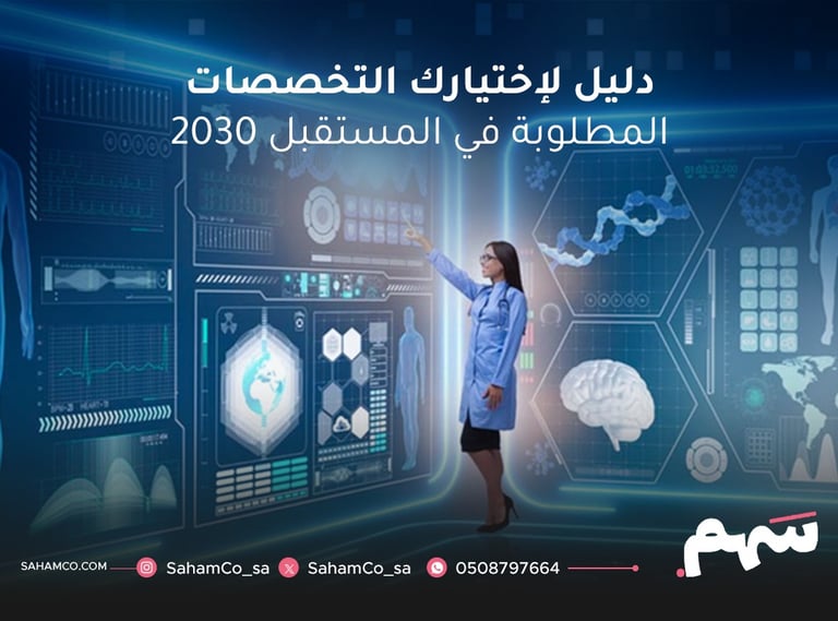 دليل لإختيارك التخصصات المطلوبة في المستقبل 2030