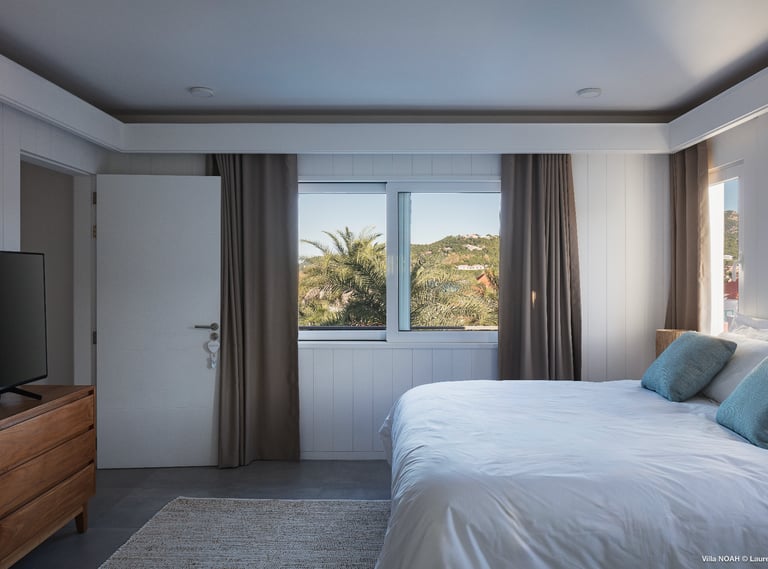 suite de luxe à st barths dans la villa noah