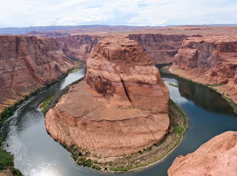 Horseshoe bend usa magnifique vue 