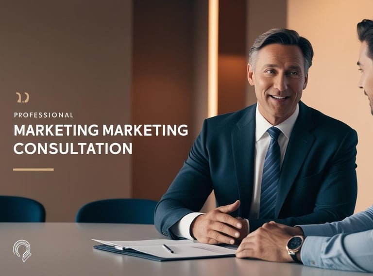 a man and woman sitting at a table with a notepad