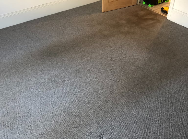 Carpeted room flooring in Worthing Sussex, professional floor preparation and fitting