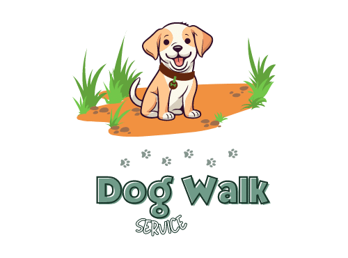 Julia's Pet Pals dog walking service in Boston, showing a dog happily walking with the text 'Dog Walking' on the image