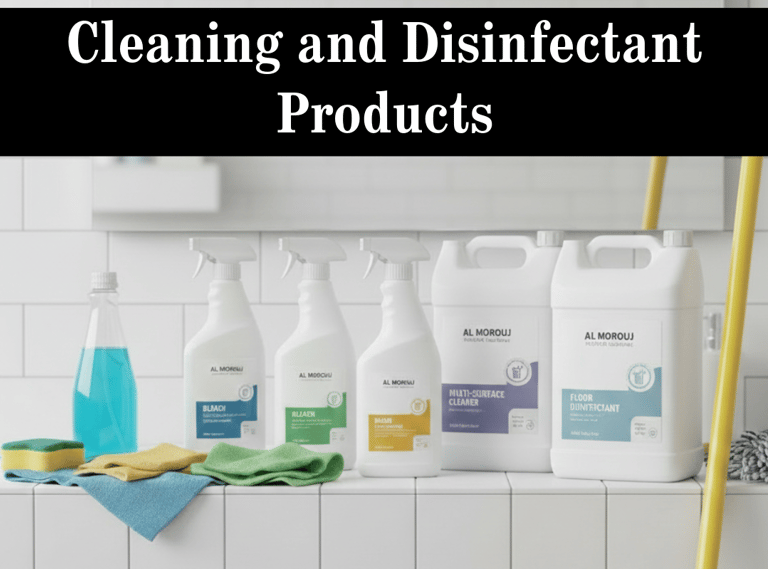 Al Morouj Modern Company Cleaning and Disinfectant Products
