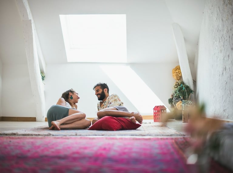 On papote avec Nina, à Moret