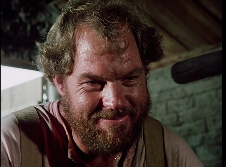 Merlin Olsen as Jonathan Garvey from Little House on the Prairie