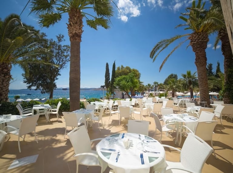 Terrace in Labranda TMT Bodrum hotel