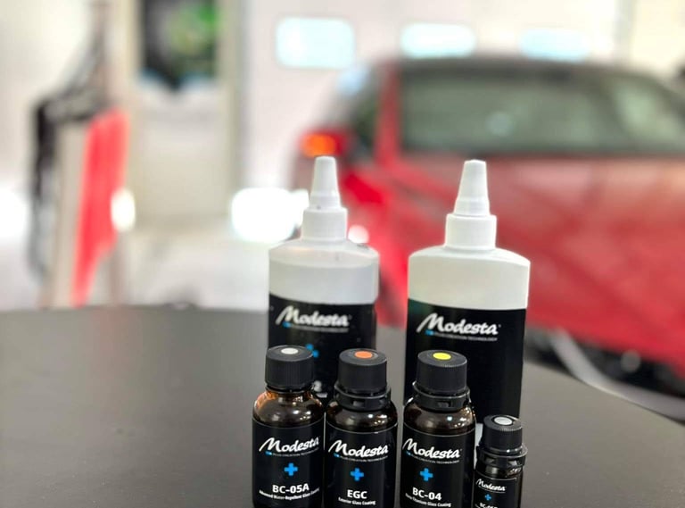 a table with nano coatings "Modesta"