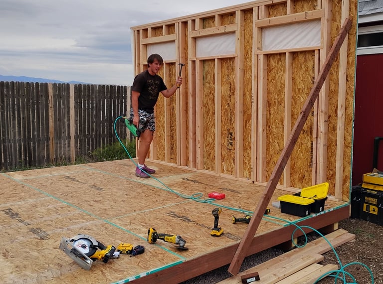Professional Builder In His Element