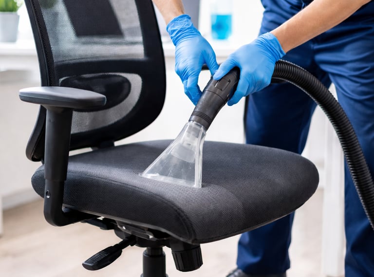 Office chair cleaning