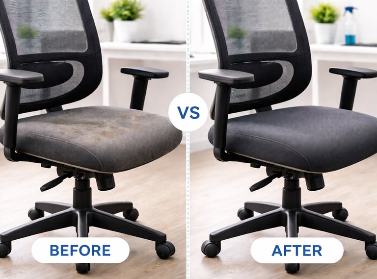 Chairs cleaning, vacuuming