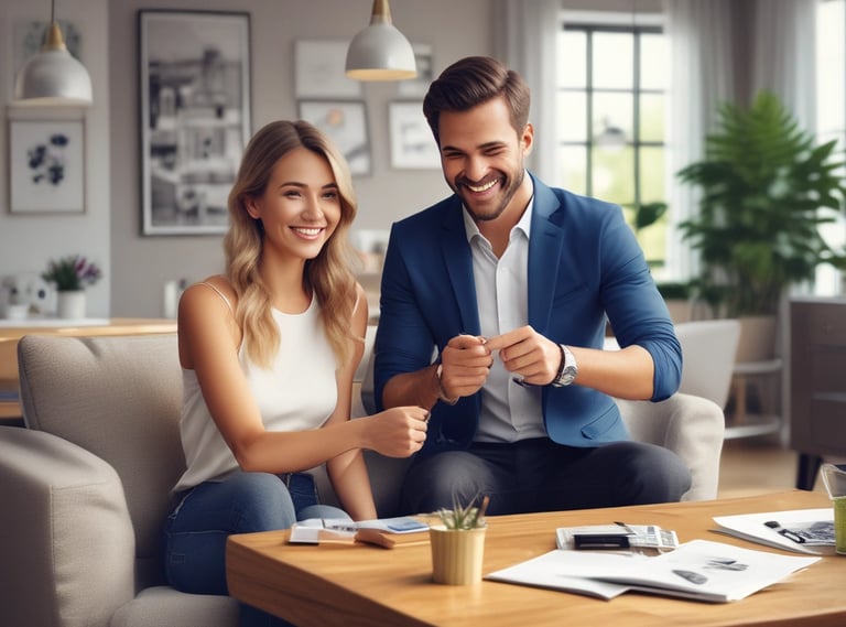 Sunlit luxury kitchen showcasing clean lines and minimalist design.