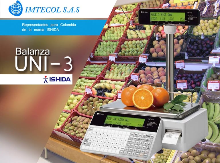 Balanza, etiquetadora MARCA SIHIDA modelo UNI-3