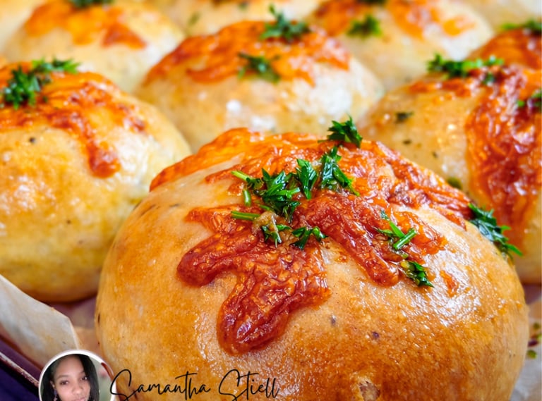 Cheesy Potato-Stuffed Rolls