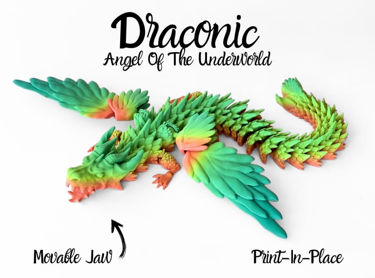 Draconic Articulated Dragon by Hollowmaker