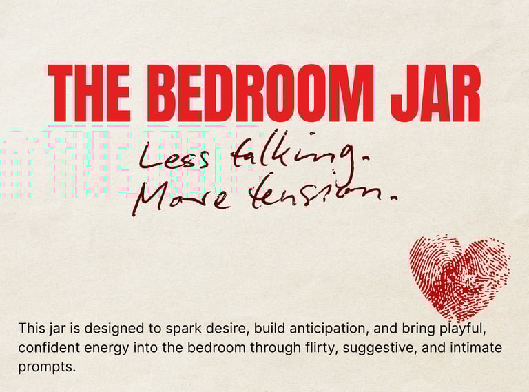 The Bedroom Jar Printable Couple Game
