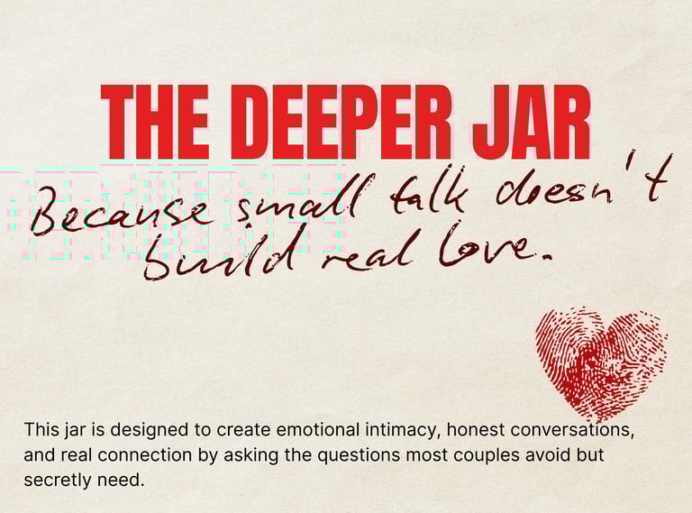 The Depper Jar Printable Couple Game