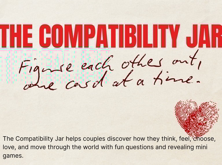 The Compatibility Jar Printable Couples Game