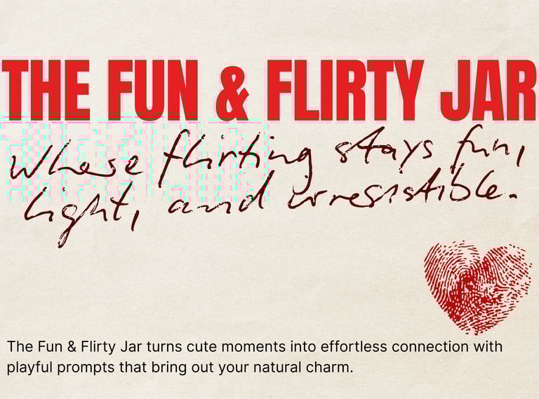 The Fun and Flirty Jar Printable Couples Game