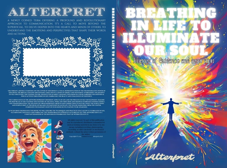 a cover of book Breathing in life to illuminate our soul authored by Alterpret