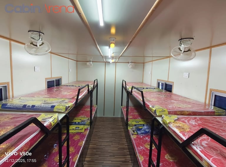 CabinArena Portable Bunk-Bed Cabin