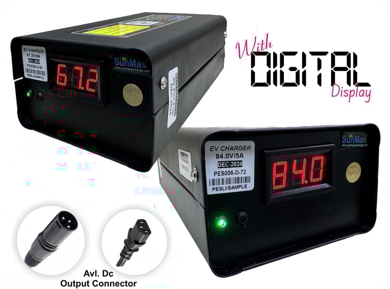 Sunmax high-quality electric scooter (e-scooter) charger