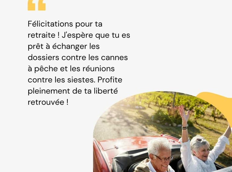 beau texte sur la retraite humour collegue
